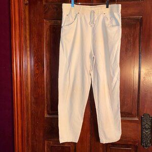 American Weekend Light tan  / beige pants with elastic and drawstring waist
